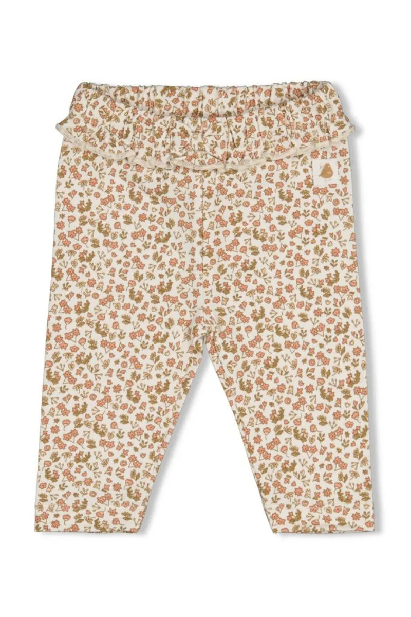 Feetje Legging AOP Fall In Love Offwhite, kinderlegging met all-over Fall In Love print op offwhite